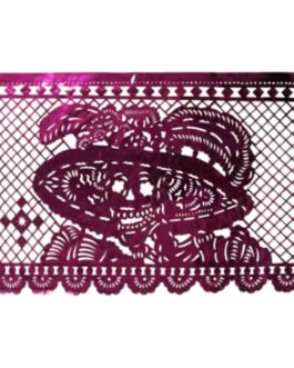 Papel Picado Metálico de La Catrina – Brillo y Tradición para Día de Muertos